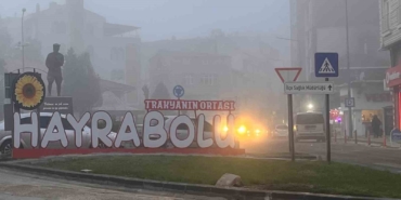 Tekirdağ’da yoğun sis etkili oldu
