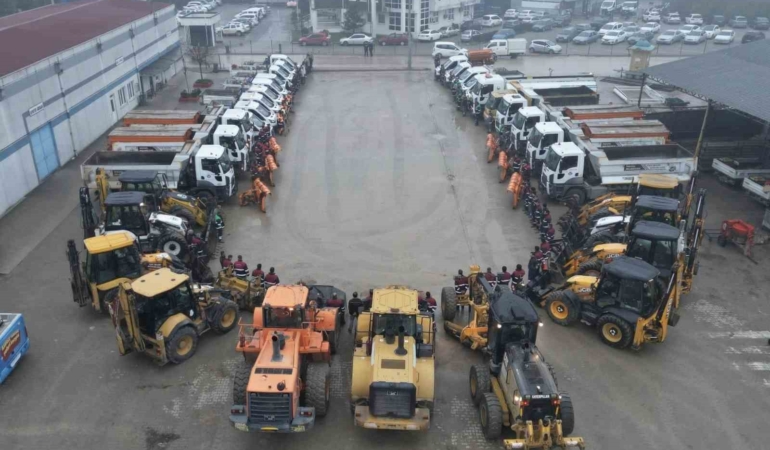 İnegöl Belediyesi’nde kış hazırlıkları tamam