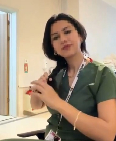 Sosyal medyadaki provokatif akıma katılan hemşire, adli kontrolle serbest bırakıldı