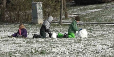 Yalova yeni yılı karla karşıladı