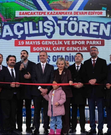 Sancaktepe’de gençliğe ve spora büyük yatırım: 19 Mayıs Gençlik ve Spor Parkı hizmete açıldı