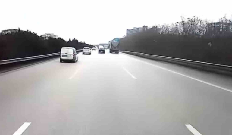 Bursa’da otoyolda facianın eşiğinden dönüldü