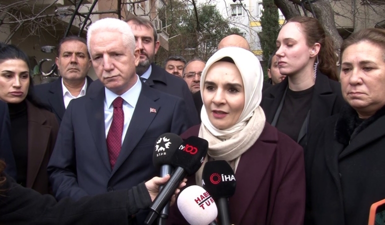 Atlas Çağlayan’ın ailesine taziye ziyaretinde bulunan Aile Bakanı Göktaş: "Ailenin acısını çok derinden paylaşıyoruz"