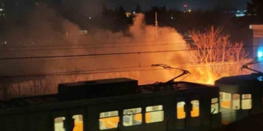 Yenibosna Metro İstasyonu’nda yangın paniği