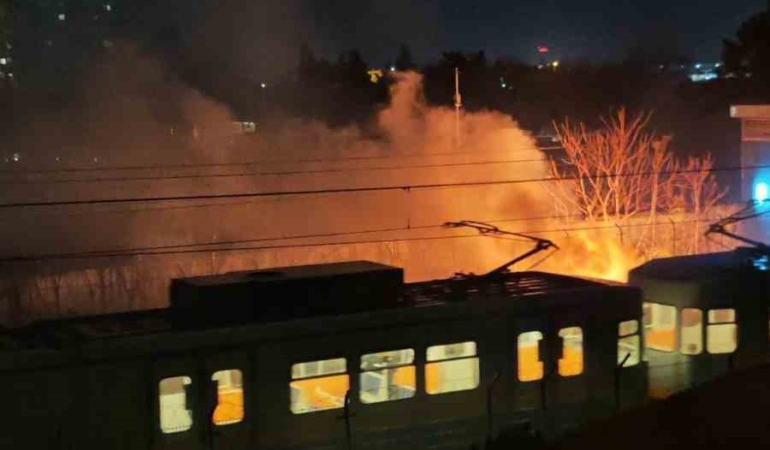 Yenibosna Metro İstasyonu’nda yangın paniği