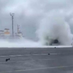Yalova’daki fırtınadan çarpıcı görüntüler