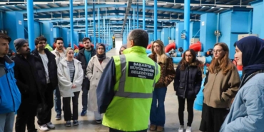 Üniversiteli hekim adayları su ve atıksu yönetimini yerinde gördü