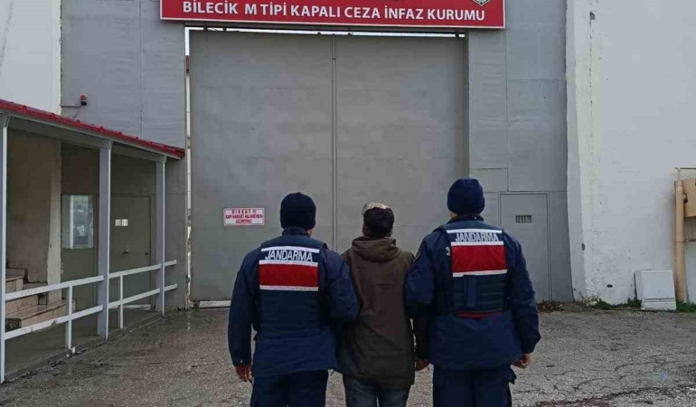 Bilecik’te 3 ayrı suçtan hakkında 3 yıl 9 ay kesinleşmiş hapis cezası bulunan şahıs yakalandı
