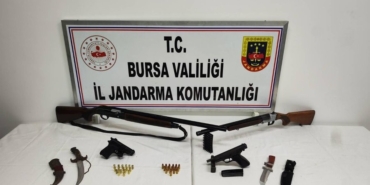 Bursa’da silah operasyonu: 2 gözaltı