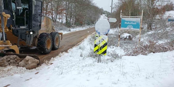 Nilüfer’de kar yağışına karşı kesintisiz mesai