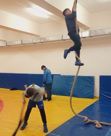 Bilecik’te güreş antrenmanları sürüyor