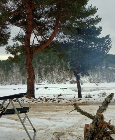 Yağan kar sonrası Adliye Göledi piknikçilerin akınına uğradı