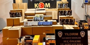 Bursa’da kaçak tütün operasyonu: 460 kilo tütün yakalandı