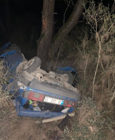 Bilecik’te otomobil yoldan çıktı: 1 yaralı