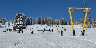 Uludağ’da sömestr ve hafta sonu yoğunluğu birleşti