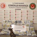 Kapıkule’de 144 kilo esrar ele geçirildi