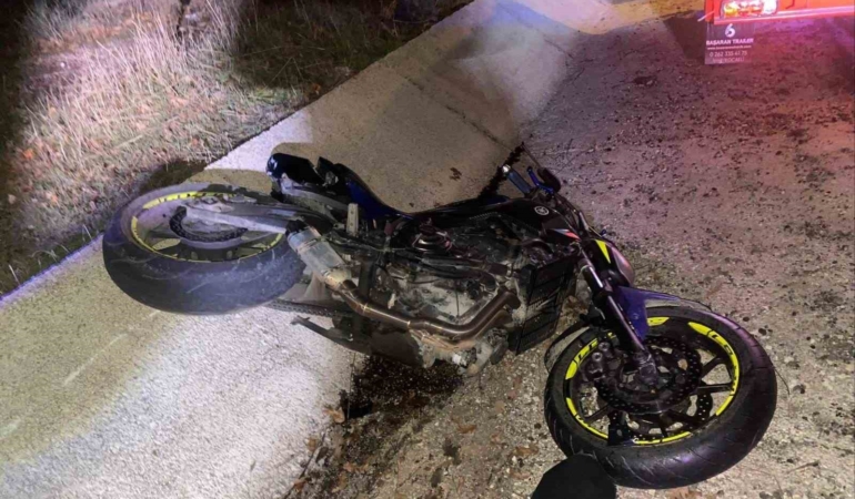 Bilecik’te motosiklet kazası: 1 yaralı