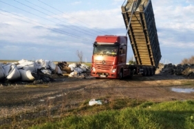 Muratlı’da izinsiz atık döken kamyon ve sürücüsüne ceza