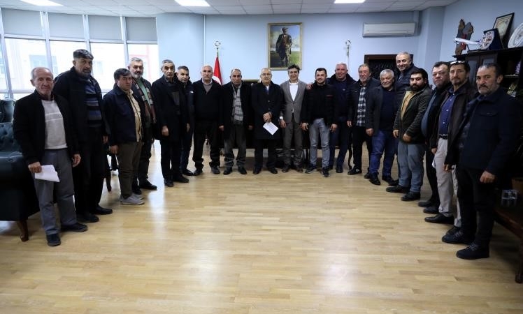Köy muhtarları Başkan Durgut’a taleplerini iletti