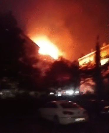 Yalova’da çatı katında mangal keyfi yangınla bitti