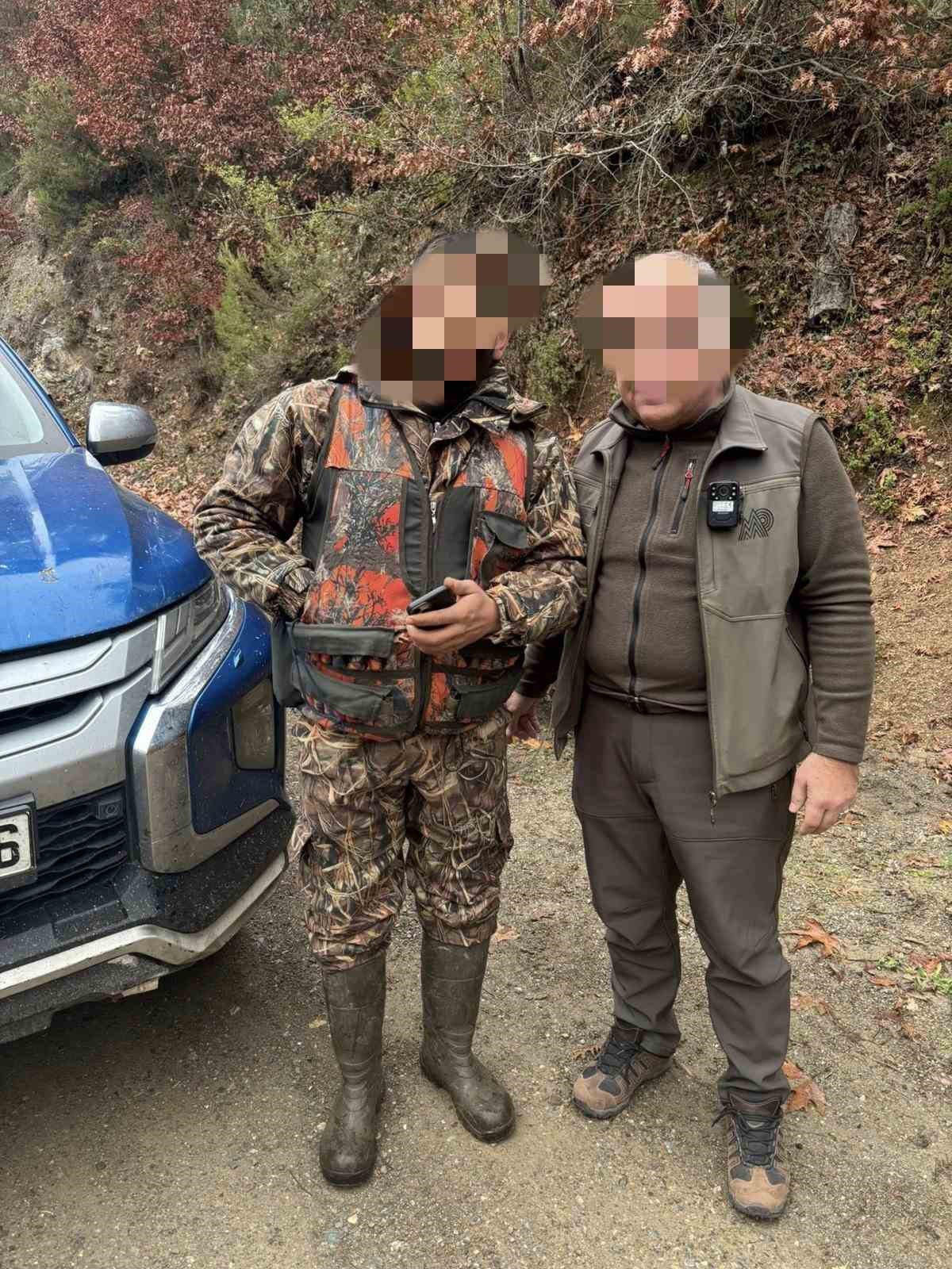 Çanakkale’de belgesiz avcılık yapan 2 kişiye 14 bin 294 TL ceza kesildi