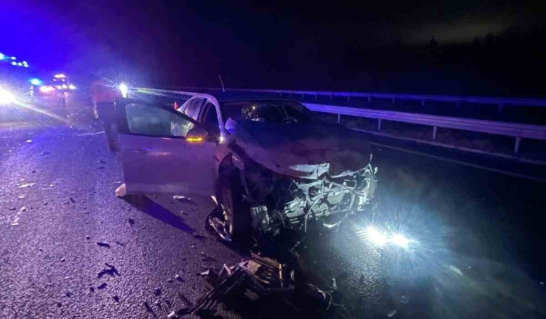 Kırklareli’de otomobiller çarpıştı: 6 yaralı