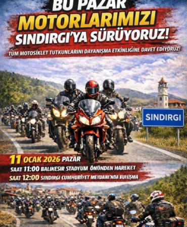 Balıkesirli motosikletçiler Sındırgı’da buluşuyor
