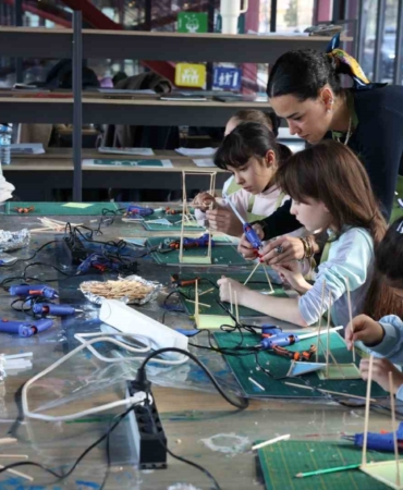 Nilüferli çocukların tatili dolu dolu geçiyor