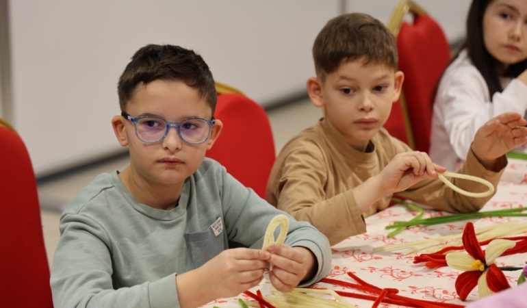 Kartepe’de öğrenciler yarıyıl tatilini sanat atölyeleriyle tamamladı
