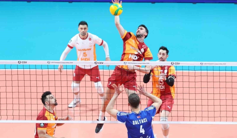 CEV Şampiyonlar Ligi: Galatasaray: 3 - Halkbank: 1