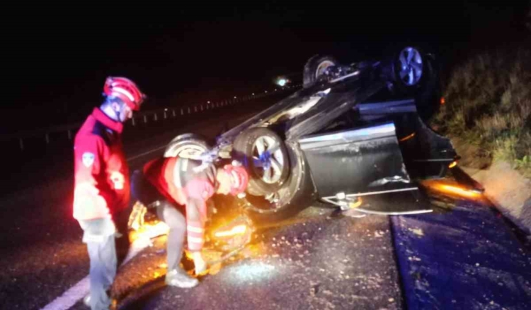 İzmir-İstanbul Otoyolu’nda trafik kazası: 4 yaralı
