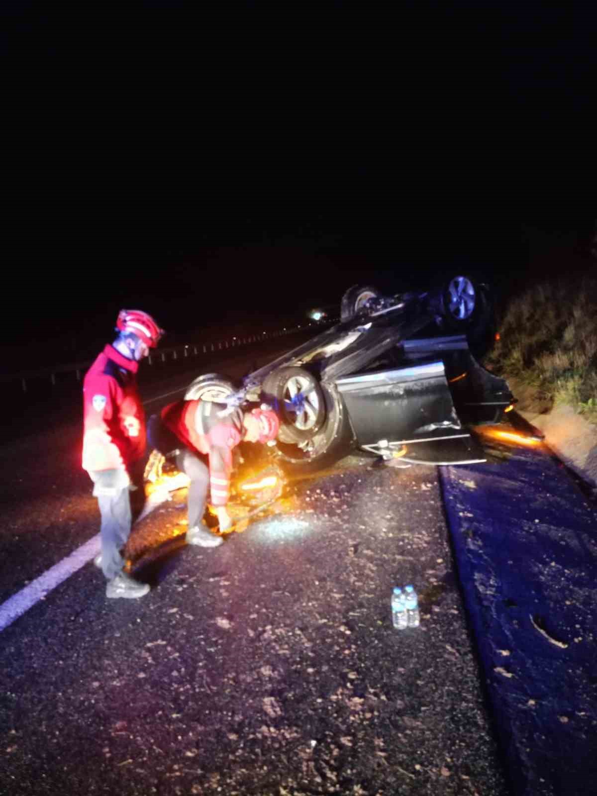 İzmir-İstanbul Otoyolu’nda trafik kazası: 4 yaralı