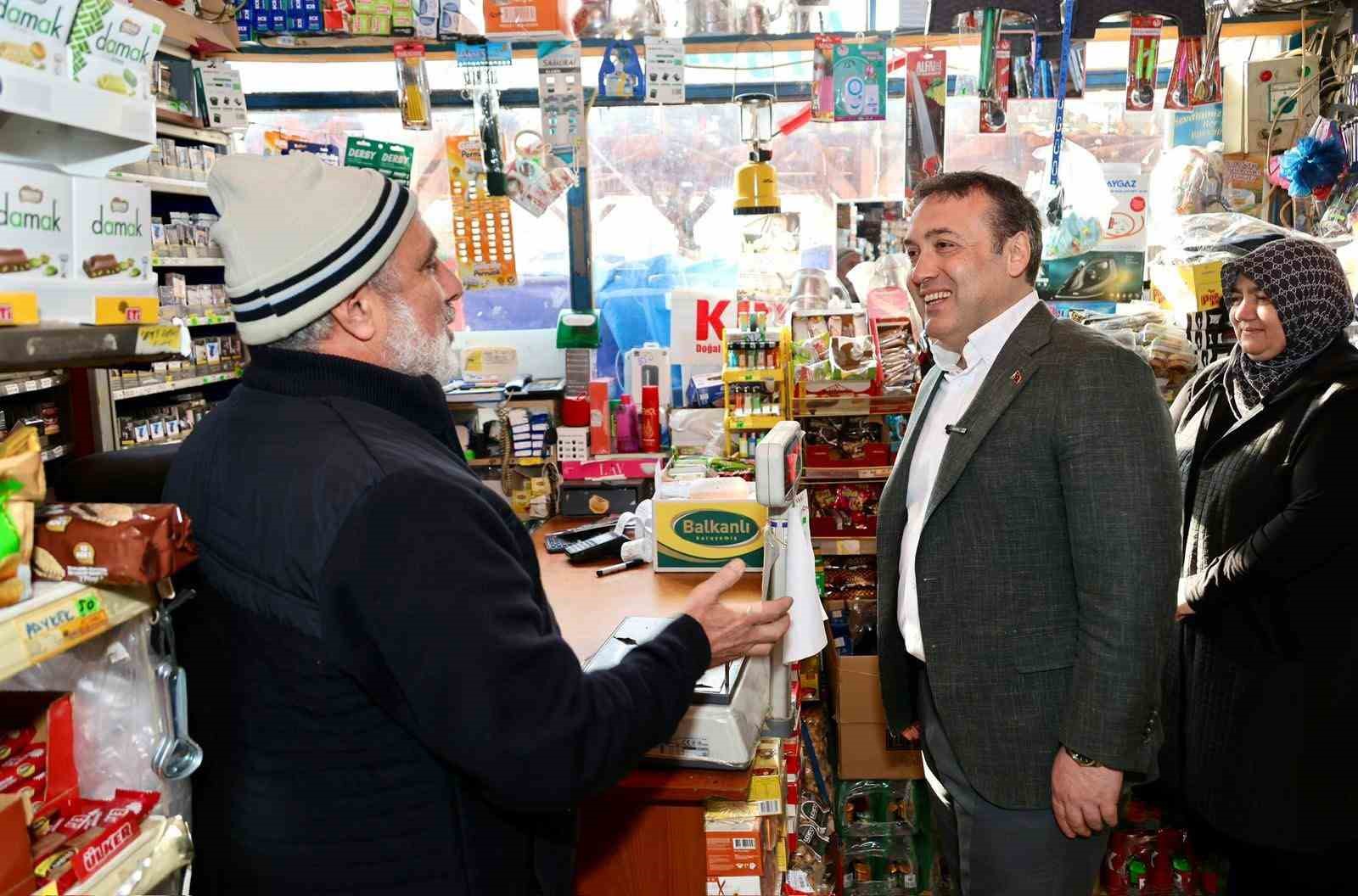 Vali Sözer İnhisar ’da esnaf ve vatandaşlarla buluştu