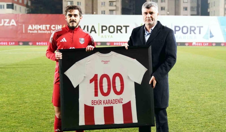 Bekir Karadeniz, Pendikspor’da 100. maçına çıktı