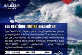 Ege Denizi için fırtına uyarısı