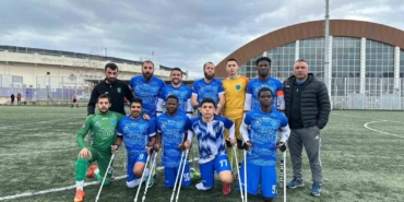 Gebze Belediyesi Ampute Futbol Takımı, TSK Rehabilitasyon Merkezi’ni 3-0 yendi
