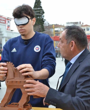 Görme engelliler için Bakırköy’de Empati Parkuru kuruldu