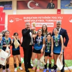 Mini Voleybol Turnuvası’nda ödüller sahiplerini buldu