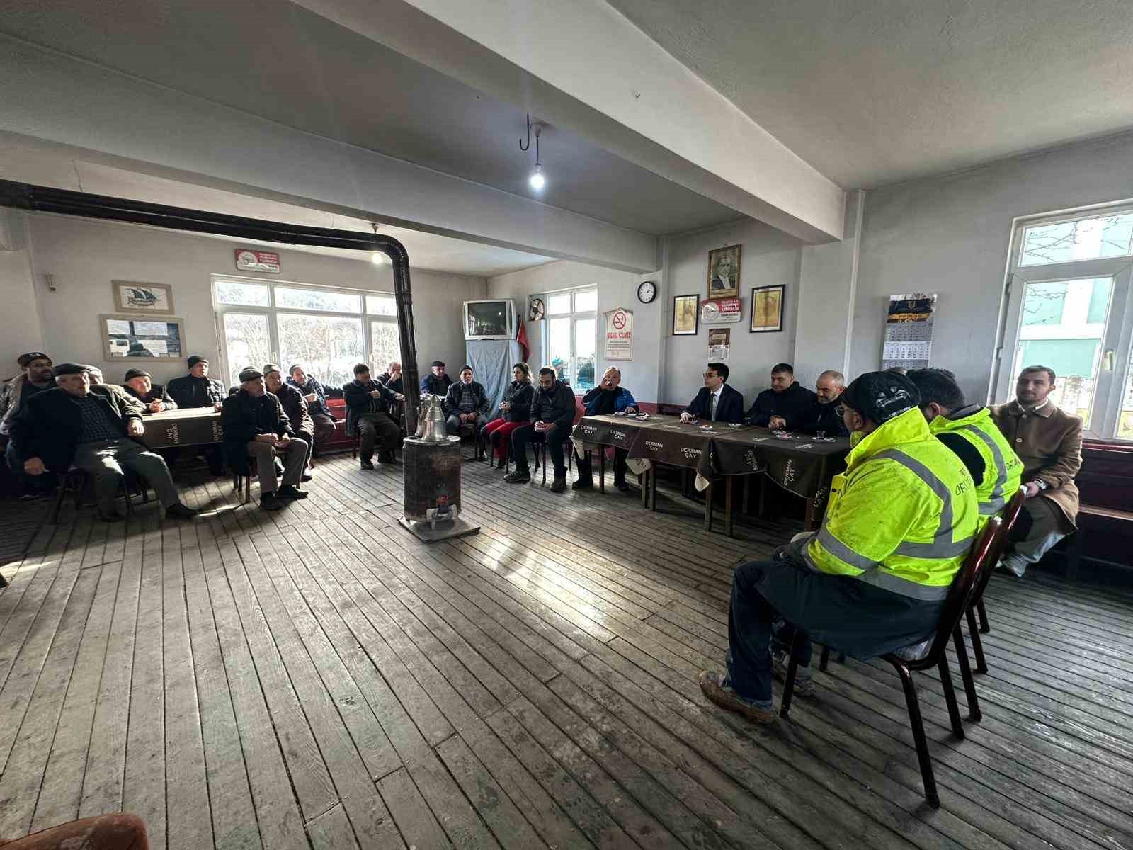 Kaymakam Kara, Sarıdayı Köyü’nde vatandaşla buluştu