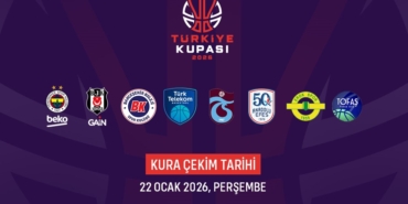 Basketbolda Türkiye Kupası’nda mücadele edecek takımlar belli oldu