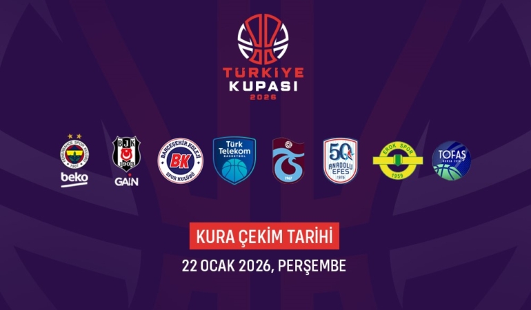 Basketbolda Türkiye Kupası’nda mücadele edecek takımlar belli oldu