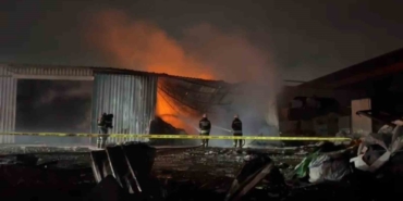 Tekirdağ’da tekstil geri dönüşüm fabrikasında yangın