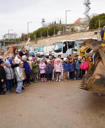 Minik öğrenciler Bilecik Belediyesi Atölye Birimi’ni gezdi