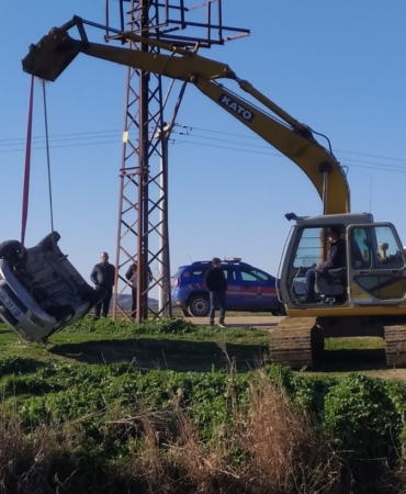 Keşan’da sulama kanalına düşen otomobilin sürücüsü hayatını kaybetti