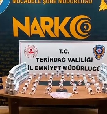 Tekirdağ’da zehir tacirlerine darbe