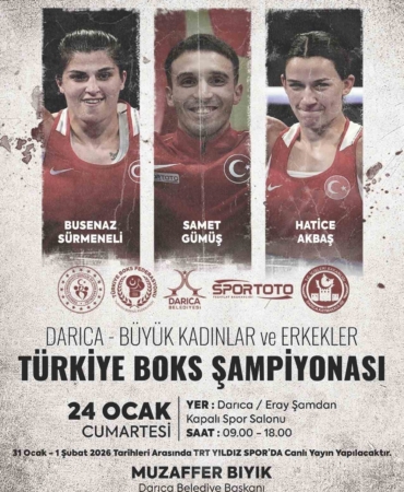 Büyük Kadınlar ve Erkekler Türkiye Boks Şampiyonası Darıca’da yapılacak