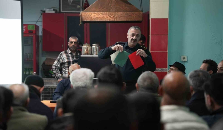 Tekirdağ Emniyetinden Aydoğdu Mahallesi’nde gençlere yönelik saha çalışması