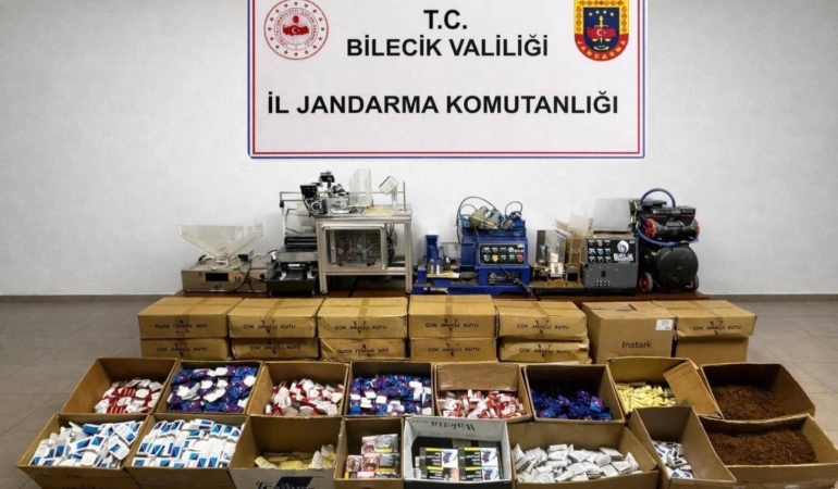 Bilecik’te 126 bin 840 adet makaron ele geçirildi