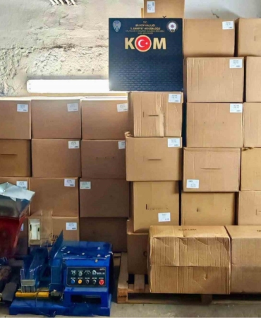 Bilecik’te 93 bin 600 adet makaron ele geçirildi