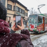 Bursa’da yeni yıl coşkusu nostaljik tramvayla yaşanıyor